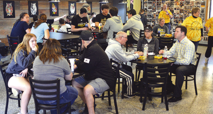 A full house turned out to celebrate 10 years of The Nest, Garden Plain High School’s student-run cafe. Dale Stelz/TSnews