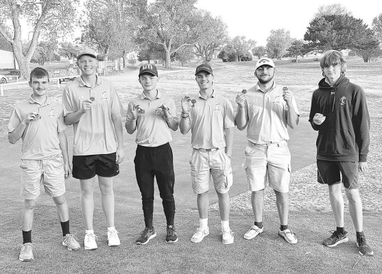 The Clearwater Indians golf team won last week’s tournament at Medicine Lodge. Contributed photo