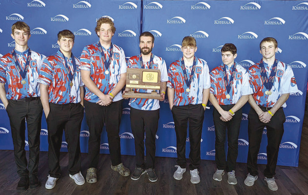 The Cheney boys bowling team turned in its best-ever end to a season, finishing as the Class 4-1A runner-up. The Cardinals have gone to State as a team just one other time. Contributed photo