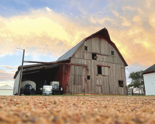 Jenny Kerschen poses with her photo that won honors at county and state fairs this year. Contributed photo