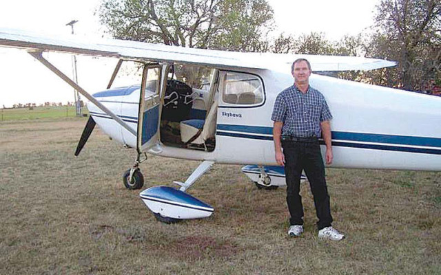 Charles H. Dick, a pilot in Milton, has spent more than 50 years flying planes. Contributed photo