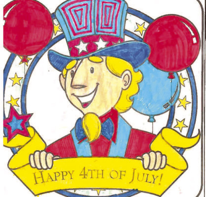 Coloring contest winners
