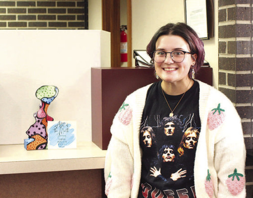 Winning art students go on display