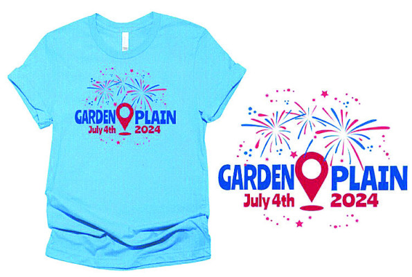 Pam Weber also created the design for this year’s Garden Plain Chamber of Commerce Independence Day celebration.