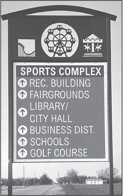 These are two of the new wayfinding signs installed in Cheney last month. City of Cheney/Contributed photo