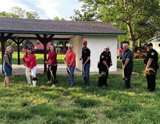 Cheney Mayor Phil Mize, city council members, and staff members broke ground on the new Cheney municipal pool, which will start construction soon and is expected to be open for the 2026 season. The old pool is currently being demolished. See story, Page A6. In addition, the Cheney Community Foundation is helping with pool costs by matching other donations to the project. Contact Cheney City Hall for more information. Travis Mounts/TSnews