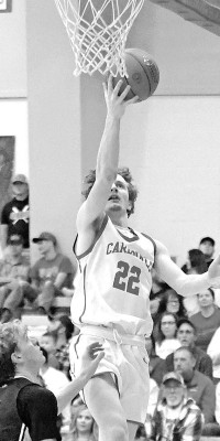 Conway Springs’ Logan Osner drives for a layup during last week’s win over Belle Plaine. Stephanie McKennon/ TSnews