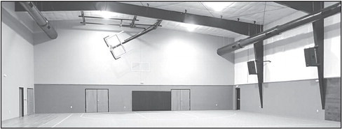 The building addition at Cheney Methodist Church is mostly complete, and church members are now using the facility. The gymnasium will be used for recreational, club and community activities. Judd Weil/TSnews