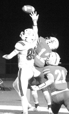 Cheney defender Parker McClellan defends a pass during the Cardinals’ home 3A playoff win over the Trinity Academy Knights. Travis Mounts/TSnews