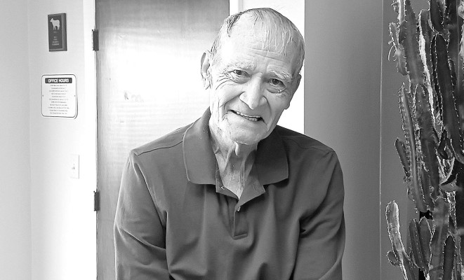 Cheney resident Bill Trautner spent four years in the Army Reserves, and later spent three decades with the Kansas Highway Patrol. Judd Weil/ TSnews