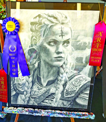 Students win awards at Goddard art show