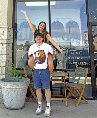 Contributed photo Campus High graduates Jacob Webber and Taylor Smith have opened a their own business.