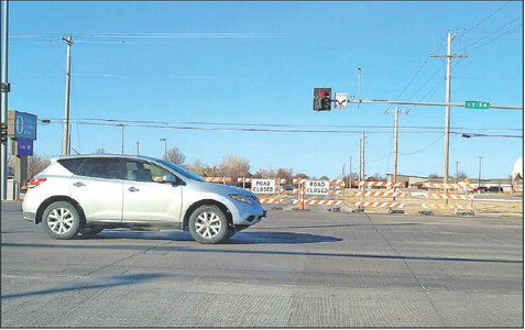 Road work begins