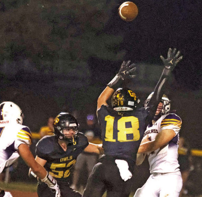 Carter Baker pressures the Douglass quarterback during Garden Plain’s homecoming win last Friday. Stephanie McKennon/TSnews