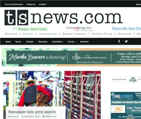 The new tsnews.com website debuted last Friday. It has enhanced features that improve the reader experience and provides new advertising opportunities for businesses and groups.