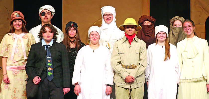 Conway Springs High School students will perform “Tuesdays with Mummy” on Friday and Saturday. Contributed photo
