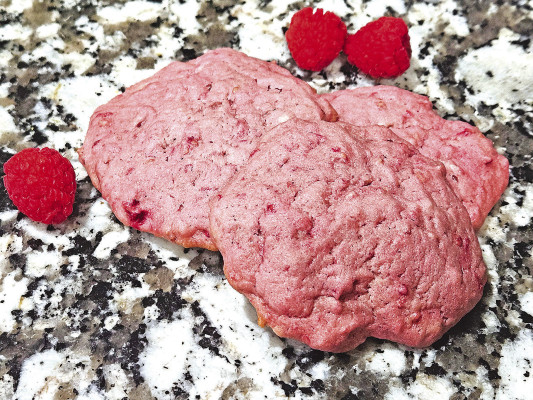 Raspberry sugar cookies are not overly sweet and have a nice, light fruity flavor that is complimented by vanilla and butter. Plus, they’re just a pretty cookie to feature on your dessert table.