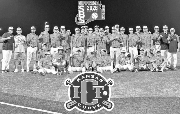 The Kansas Curve are the 2026 champions of the SummerBall Showdown in Goddard. The Curve, a summer collegiate baseball team, play their home games at Clearwater. Contributed photo