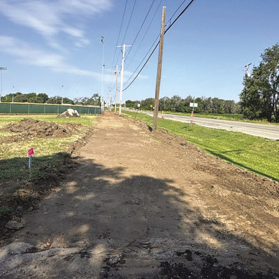 Construction began last week on a 10-foot pathway from Main Street to 63rd Street South to Mabel in Haysville. The sidewalk will connect Ward IV (north of the big ditch) to the rest of the city’s sidewalk system. The sidewalk portion is expected to be completed by October. The railroad crossing will begin in November and is expected to be completed by the end of the year. The project is being done by the Kansas Department of Transportation. City of Haysville/Contributed photo