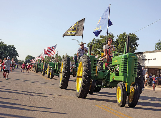 The Sedgwick County Fair kicked off last Wednesday with the annual parade, which featured tractors, bubbles, candy, as well as many other floats.