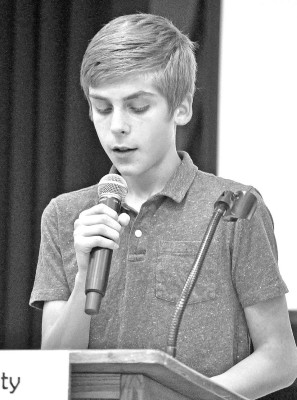 Thomas Lang was the Conservation Essay Winner for Sedgwick County. Lang also won the state contest at the Kansas Association of Conservation District’s (KACD) annual convention in Wichita. Paul Rhodes/TSnews