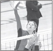 Stuhlsatz, Hague named to all-star volleyball squads