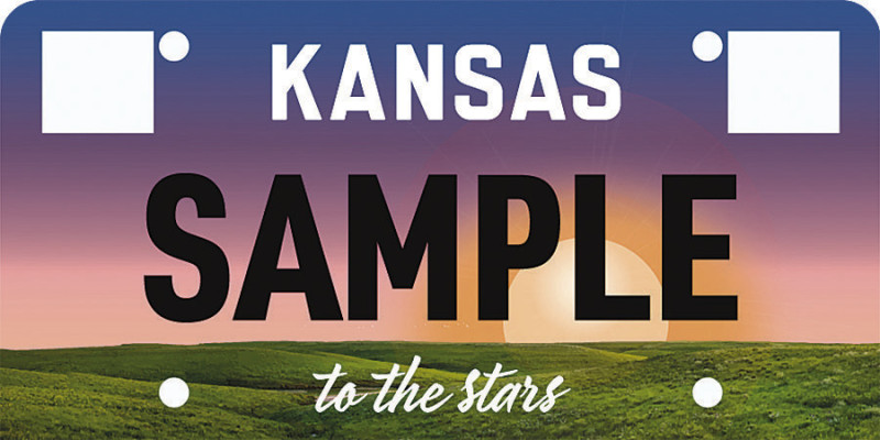This Flint Hills personalized license plate was chosen as Kansas’ favorite.