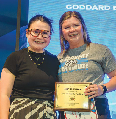 Erin Johnston was named as the Goddard Education Association teacher of the year. She teaches sixth grade at Discovery Intermediate School. Contributed photo