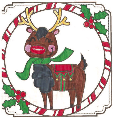 Coloring contest winners