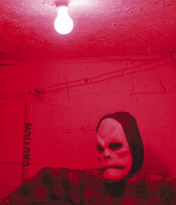 One of the features at Warehouse of Terrors is ready and waiting for customers. The haunted house is located in Suppesville. Travis Mounts/TSnews