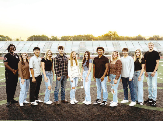 The Campus High School homecoming candidates are, from left, Patrick Balirigi, Cerina Brandt, Shawn Ho, Kehlen Craig, Lukas White, Grace Black, Sophie Allen, Jaylon Creech, Jeanette Barrera, Denton Dice, Savannah Bockelman and Landon Brown. Contributed photo