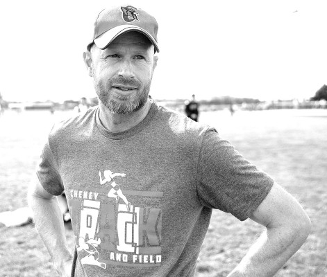 Cheney High School’s Rich Simmons – the longtime cross country and track and field coach – has earned of pair of coaching awards. Contributed photo