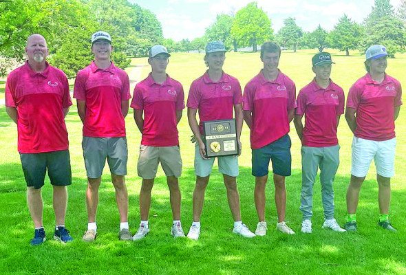 The Cheney Cardinals won the Class 3A golf regional this week at Kingman. Contributed photo