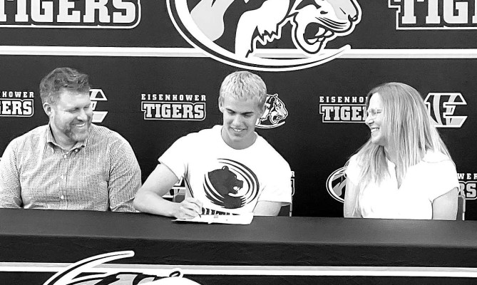 Name: Brennan Douglas. High School: Eisenhower Tigers. College: Butler Community College Grizzlies.