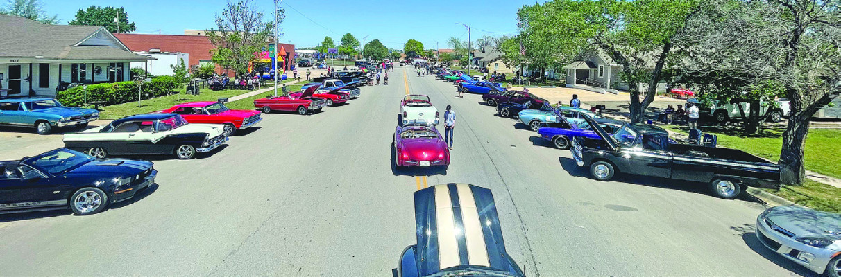 The third annual Cheney Fire Department car show drew more than 60 cars on Saturday. Warm, dry weather made for a pleasant event. There was food and a cornhole tournament. Celebrate Cheney, hosted by the Cheney Chamber of Commerce, took place simultaneously, with face painting and a photo booth. Subscribers can see more photos online at tsnews.com. Taylor Siruta/Contributed photo