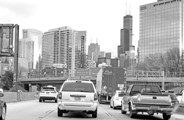 I-90 in downtown Chicago is no place to remind your life partner that it's your first time driving in the city. Paul Rhodes/TSnews