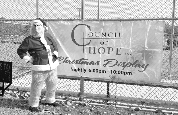 People wanting to experience the sound paired with the Council of Hope’s dancing light display can tune in to 91.7FM.