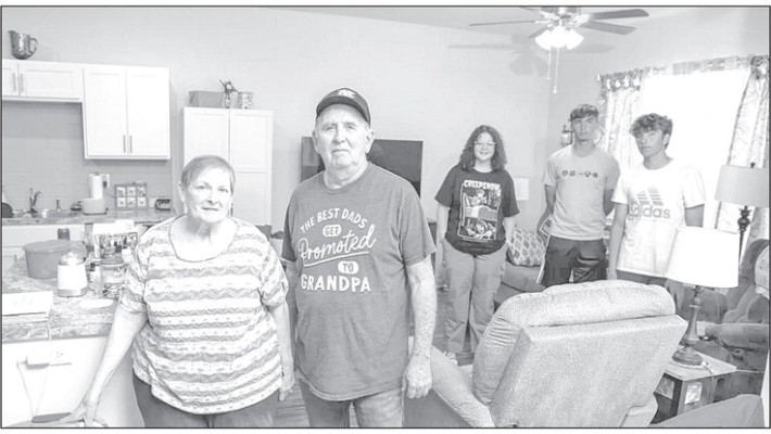 Janet Swearengin and her husband, Gary, downsized twice when he retired in 2019. They sold their house so they could move to be closer to their grandchildren. They went from a longtime home to a smaller house, then to 55+ rental housing two years later. “There’s no easy way to get rid of a lifetime full of things,” she said. Alex Unruh/Wichita Beacon