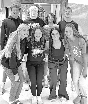 Clearwater High School fall homecoming will take place on Friday. This year's queen candidates are, front from left, Madi Clevenger, Kylee King, Ava Cotham and Justine Berlin. The king candidates are, back row from left, Lane Blevins, Dalton Wulf, Phenmore Canup and Jared Whitney. Contributed photo
