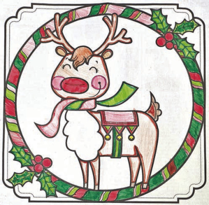 Coloring contest winners