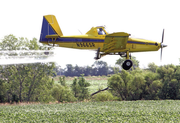 Dusting the crops