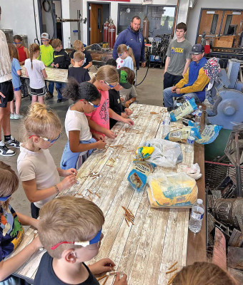 Clearwater High School's FFA hosted its AgVenture Day last week. High school and middle school FFA members teamed up to create a hands-on learning experience for youth from pre-kindergarten through fifth grade. The event was centered around the importance of agriculture in everyday life. Students went through interactive stations to learn about farm equipment, livestock animals, companion animals, welding and shop safety, plant and soil science, and more. Contributed photos
