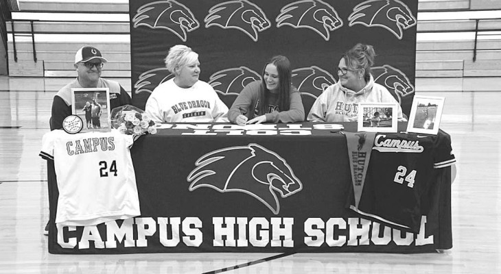 Name: Gabrielle Stauffer High School: Campus Colts College: Hutchinson CC Blue Dragons Sport: Softball