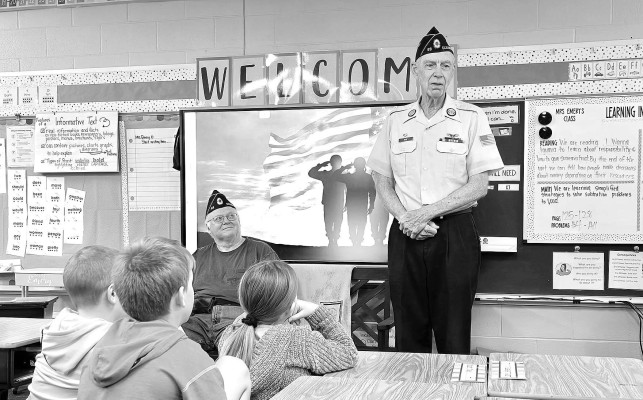 Veterans visit Clearwater students