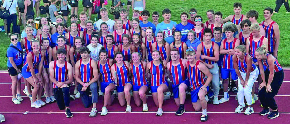 The Cheney girls and boys track and field teams successfully defended their Central Plains League titles by sweeping the CPL meet, held this time in Belle Plaine. Contributed photo