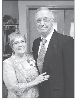 Vickie Meyers is the Conway Springs Fall Fest parade marshal. She is pictured with her husband, Ed. Contributed photo