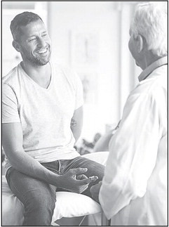 Societal pressures often make it difficult for men to discuss their health concerns and problems.