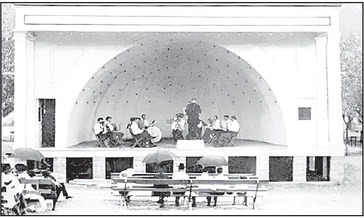 The opening concert at the Conway Springs bandshell was held on July 15, 1910. Travis Mounts/TSnews