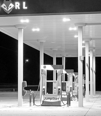 New gas pumps have been installed at what will be a new Jump Start location in Cheney. Travis Mounts/TSnews
