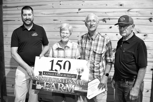 Wetta Farms was honored as a Sesquicentennail Farm, recognizing a history that dates back to 1876 – nearly to the end of the Civil War. Dale Stelz/TSnews